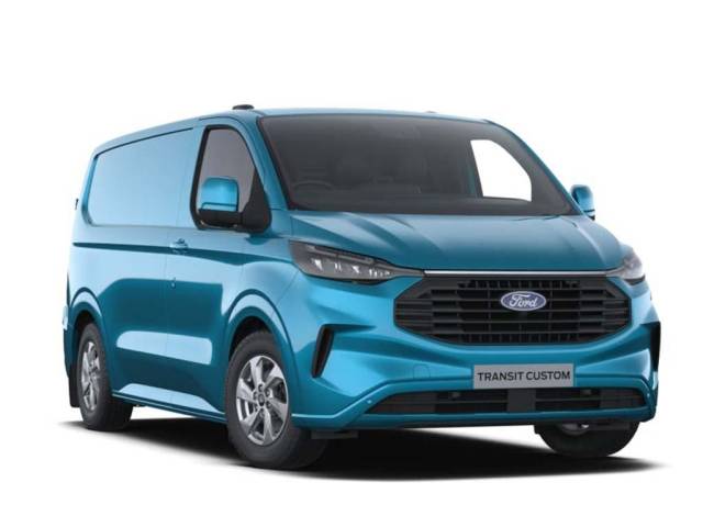 Ford Transit Custom 2.0 300 EcoBlue Limited L1 H1 Euro 6 (s/s) 5dr Panel Van Diesel Digital Blue Aqua