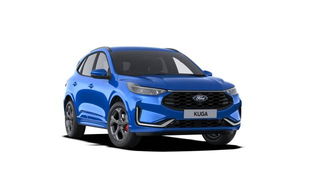 Ford Kuga 2.5 EcoBoost Duratec 14.4kWh ST-Line CVT Euro 6 (s/s) 5dr SUV Hybrid Desert Island Blue