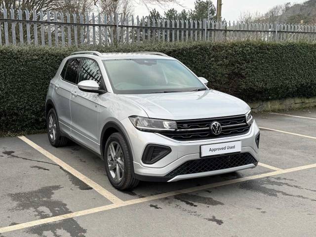 Volkswagen T-cross 1.0 TSI 115 R-Line 5dr DSG Estate Petrol Reflex silver