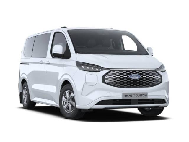 Ford E-Transit Custom 320 65kWh Limited Auto L1 H1 5dr Panel Van Electric Frozen White