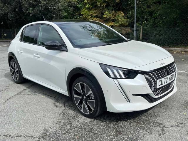 Peugeot e-208 0.0 100kW GT Premium 50kWh 5dr Auto Hatchback Electric WHITE
