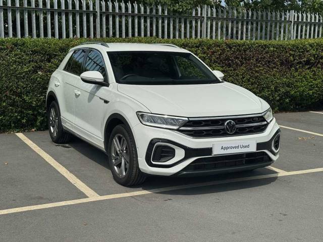 Volkswagen T-Roc Mk1 Facelift (2022) 1.5 TSI R-Line 150PS DSG Hatchback Petrol Pure White