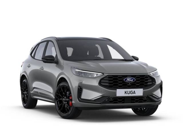 Ford Kuga 2.5 Duratec 14.4kWh ST-Line X Black Package CVT Euro 6 (s/s) 5dr SUV Hybrid Solar Silver