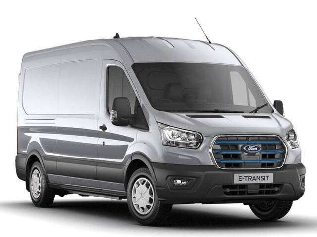Ford E-Transit 350 89kWh Trend Auto RWD L3 H2 5dr (22kW Charger) Panel Van Electric Moondust Silver