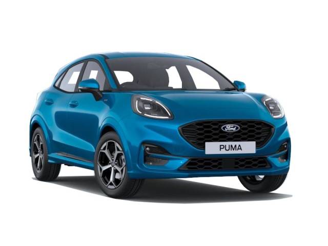 Ford Puma 1.0T EcoBoost MHEV ST-Line Euro 6 (s/s) 5dr SUV Hybrid Digital Aqua Blue