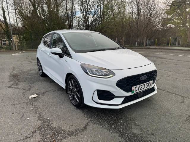 Ford Fiesta 1.0 EcoBoost Hybrid mHEV 125 ST-Line 5dr Hatchback Petrol WHITE/BLACK