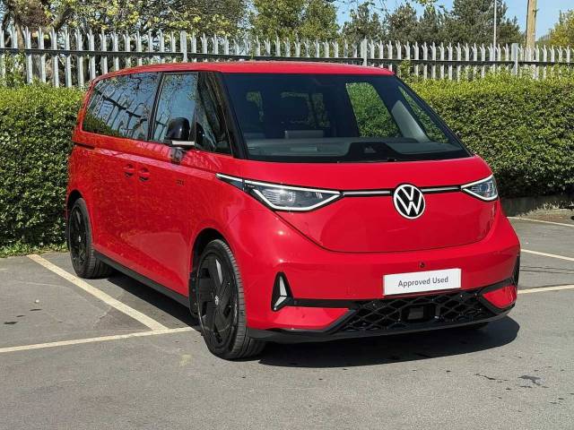 Volkswagen Id. Buzz 250kW GTX Pro 86kWh 5dr 4MOTION LWB Auto [7 Seat] Passenger Carrier Electric Cherry Red
