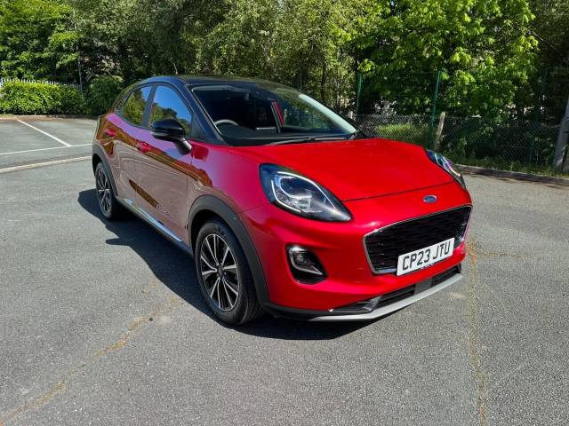 Ford Puma 1.0 EcoBoost Hybrid mHEV Titanium 5dr Hatchback Petrol RED/BLACK