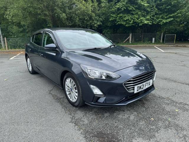Ford Focus 1.0 EcoBoost Hybrid mHEV 155 Titanium Edition 5dr Hatchback Petrol Blue