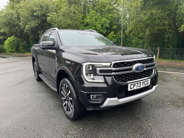 Ford Ranger 3.0 TD V6 EcoBlue Platinum Pickup Double Cab 4dr Diesel Auto 4WD Euro 6 (s/s) (240 ps) Pickup Diesel Agate Black