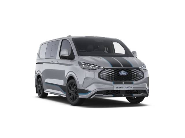 Ford E-Transit Custom 320 65kWh Sport Crew Van Auto L1 H1 5dr Combi Van Electric Grey Matter