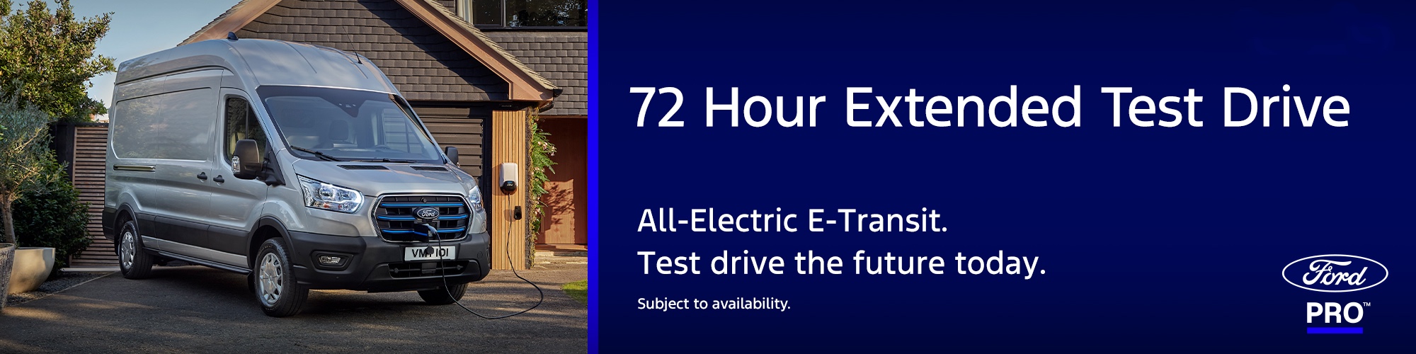 All-Electric E-Transit 72-Hour Extended Test Drive