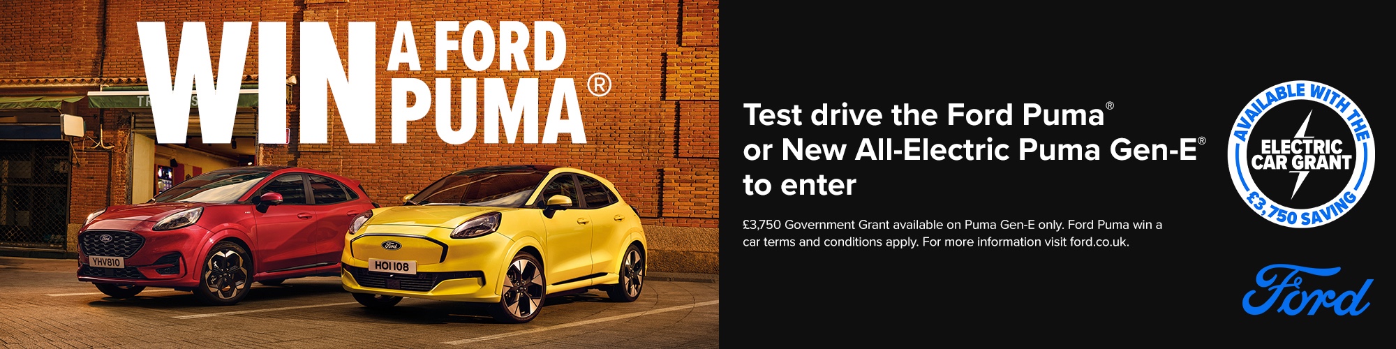 Win a Ford Puma