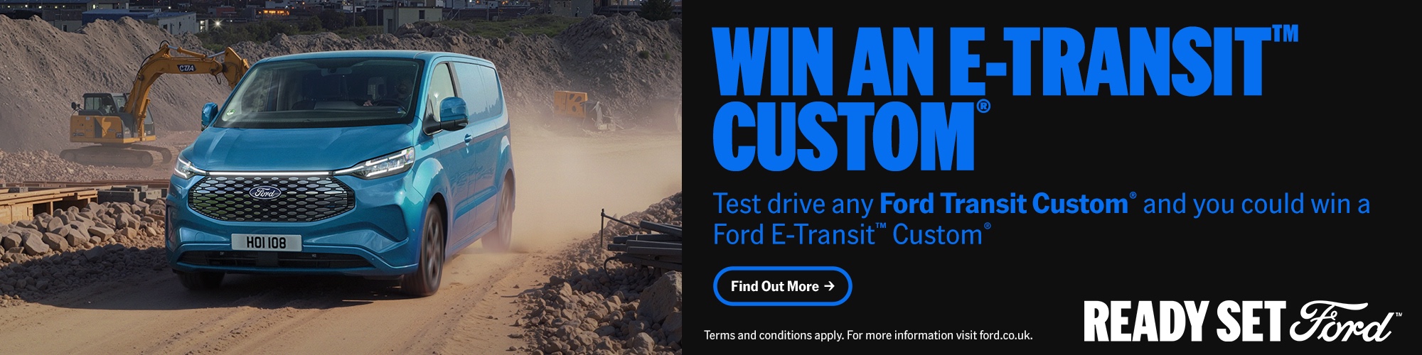 Win An E-Transit™ Custom®