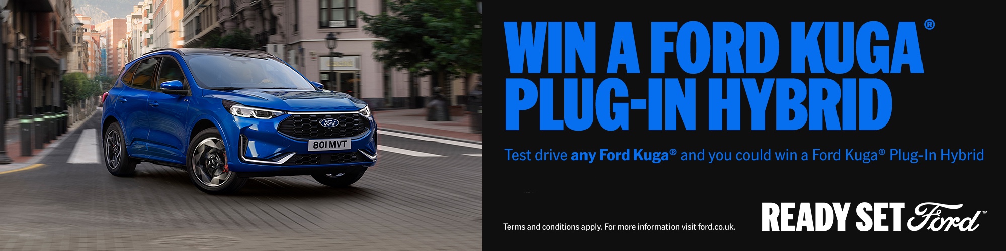 Win a Ford Kuga® Plug-In Hybrid
