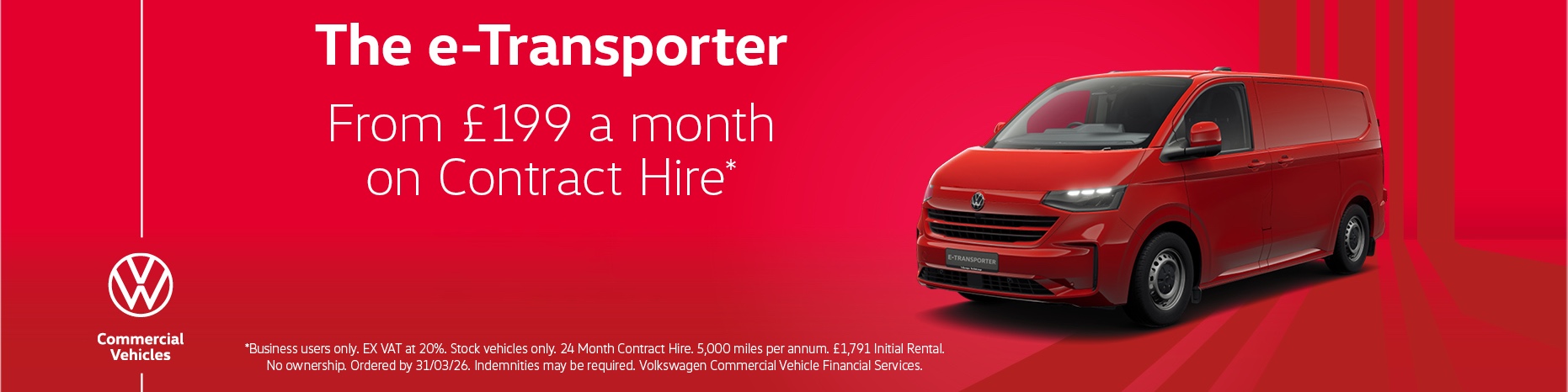 e-Transporter from £199 a month on Contract Hire