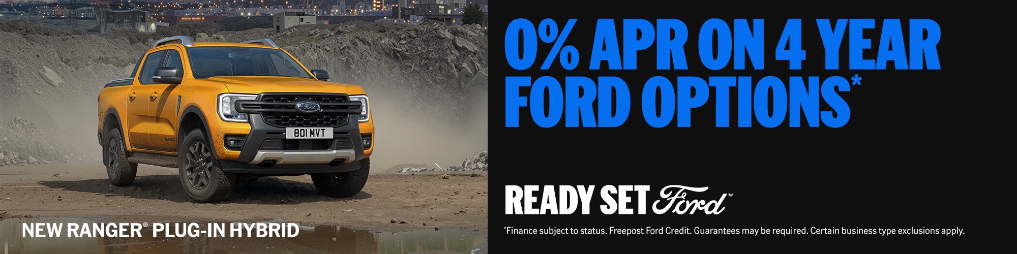 Get £2,000 off a new Ranger® Plug-In Hybrid if you own a pick-up^