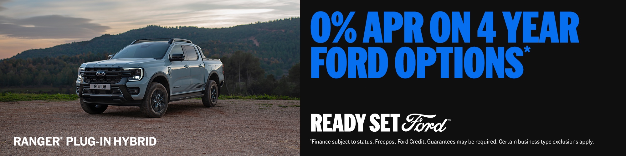 Get £2,000 off a new Ranger® Plug-In Hybrid if you own a pick-up^