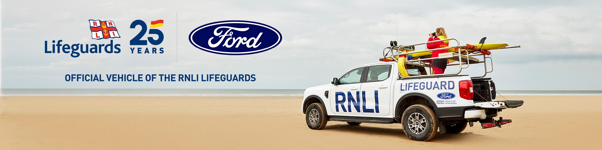 Anthony Ford Supports The RNLI Lifeguards