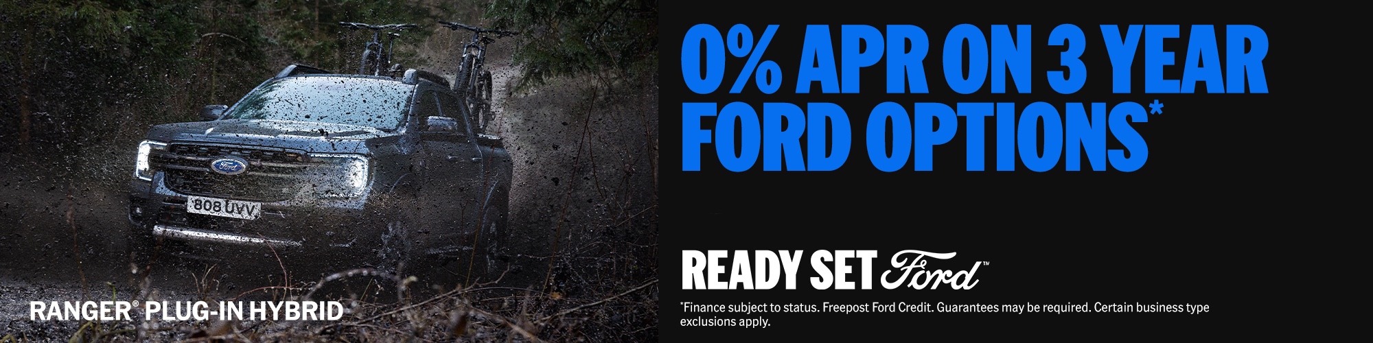 Get £2,000 off a Ranger® Plug-In Hybrid if you own a pick-up^