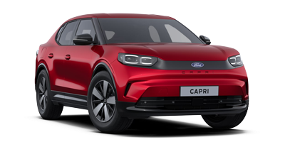 All-Electric Ford Capri - Rapid Red